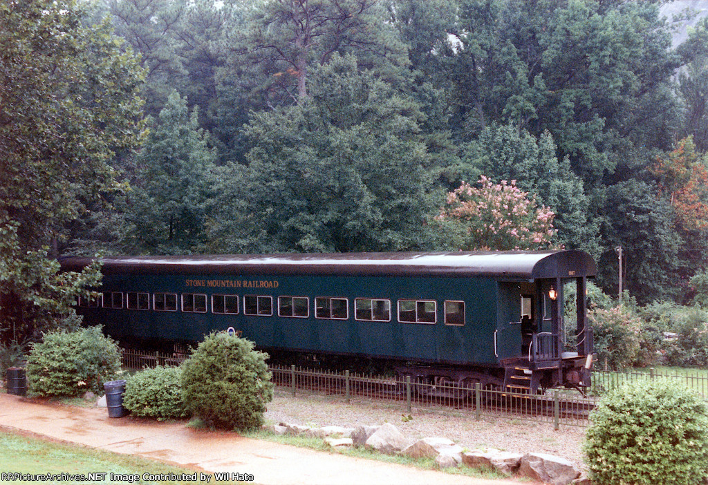 Stone Mountain Railroad Coach 1867
